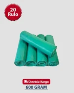 Battal Boy Cam Atık 72x95 Yeşil Çöp Poşeti