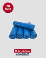 Battal Boy Geri Dönüşüm 72x90 Mavi Çöp Poşeti