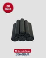 Jumbo Boy Evsel Atık 72x95 Siyah Çöp Poşeti