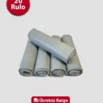 Büyük Boy Enfekte Çamaşır 65x80 Gri Çöp Poşeti