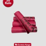 JUMBO BOY TIBBİ ATIK KIRMIZI 80 x 110 ÇÖP POŞETİ