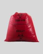 JUMBO BOY TIBBİ ATIK KIRMIZI 80 x 110 ÇÖP POŞETİ - Görsel 2